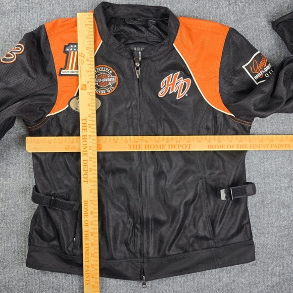 Harley Davidson Cora Mesh Motorcycle Jacket Riding Gear Womens L Outer Shell - Picture 16 of 16